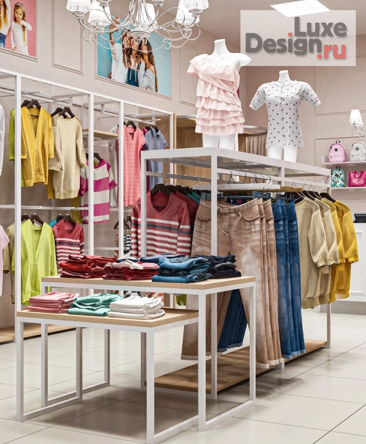 Дизайн интерьера торгового комплекса "Классический дизайн магазина детской одежды DELORAS" (фото 8)