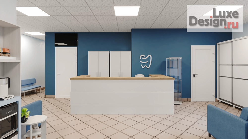 Дизайн интерьера лечебного учреждения "Ре фреш (редизайн) стоматологии" (фото 3)