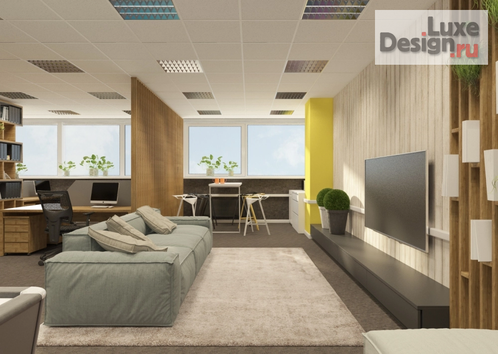 Дизайн интерьера офиса "ОФИС - САММИТ" (фото 3)