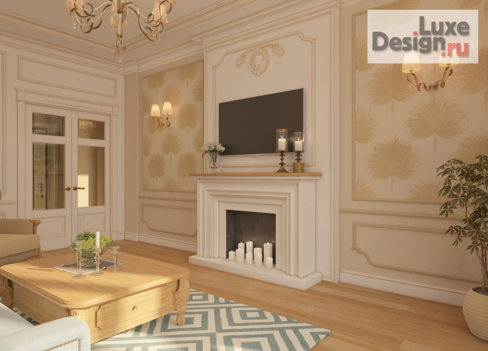 Дизайн интерьера гостиной "ГОСТИНАЯ - СОСТОЯНИЕ ДУШИ" (фото 6)