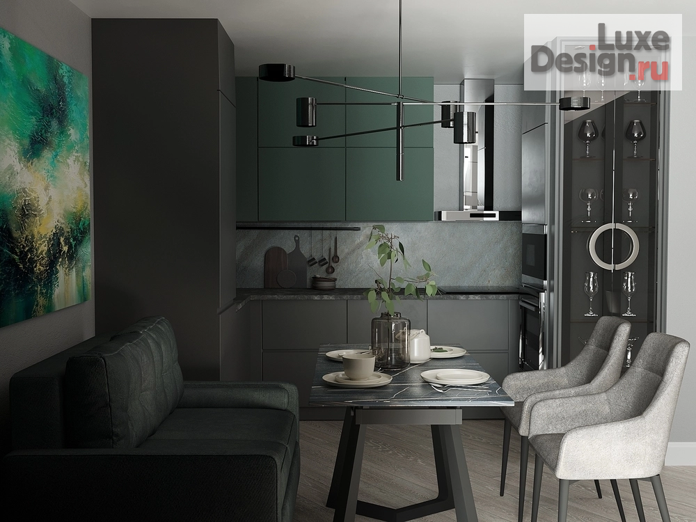 Дизайн интерьера квартиры "ЖК Ньютон Парк" (фото 2)