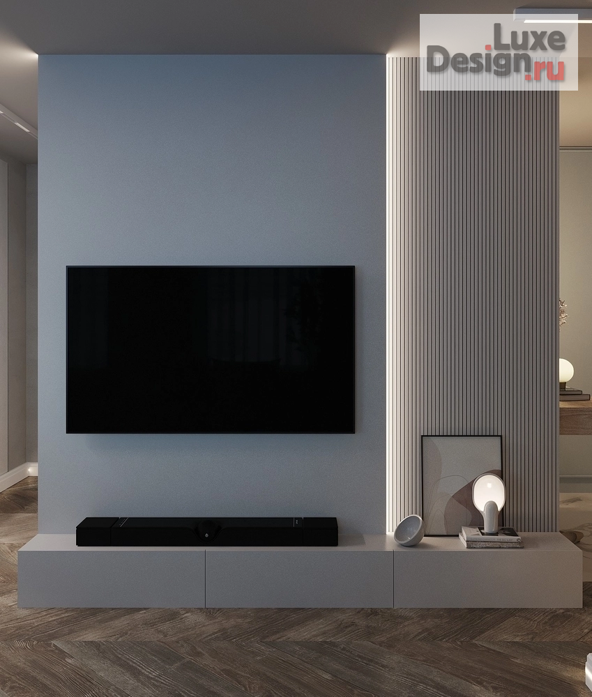 Дизайн интерьера трехкомнатной квартиры "ЖК Северное сияние" (фото 6)