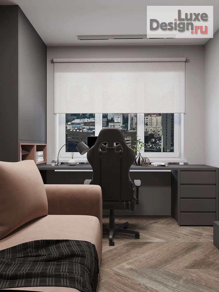 Дизайн интерьера трехкомнатной квартиры "ЖК Северное сияние" (фото 8)