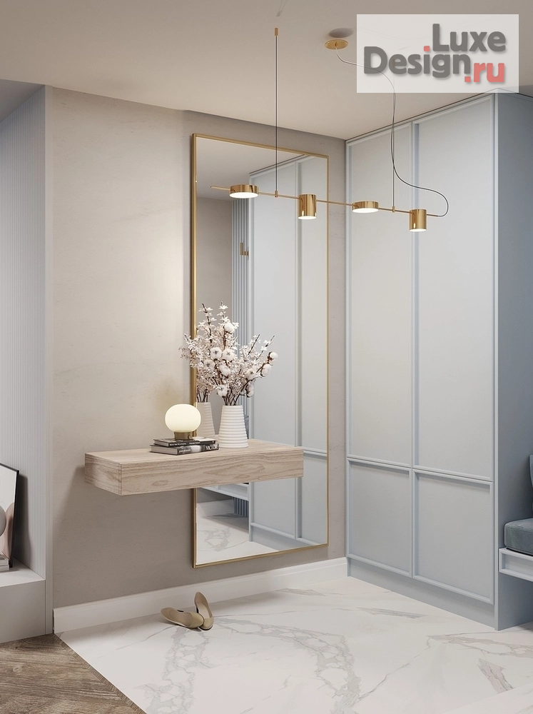 Дизайн интерьера трехкомнатной квартиры "ЖК Северное сияние" (фото 1)