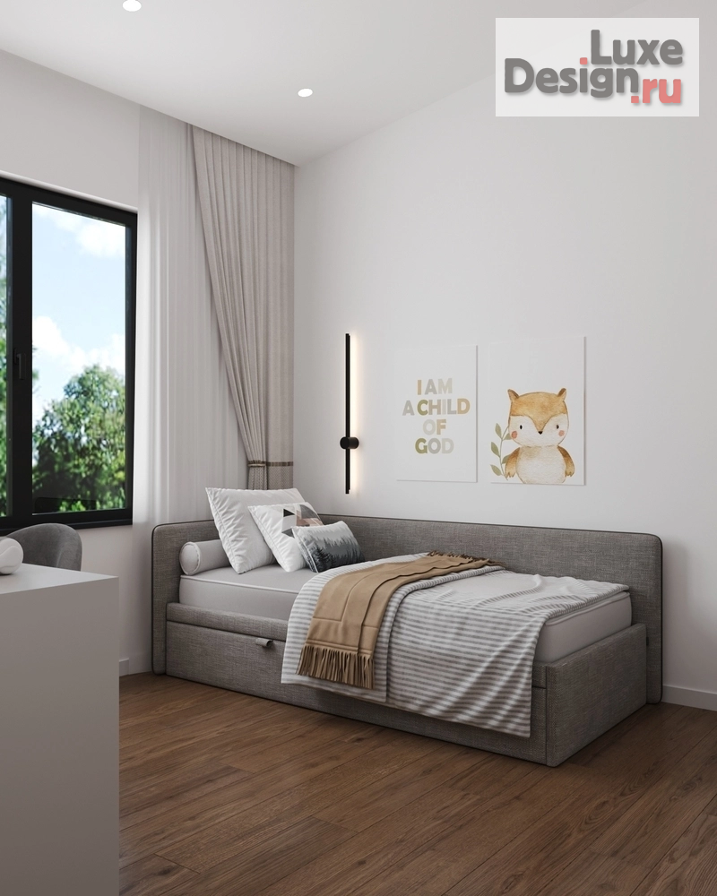 Дизайн интерьера загородного дома "Дом в скандинавском стиле" (фото 8)