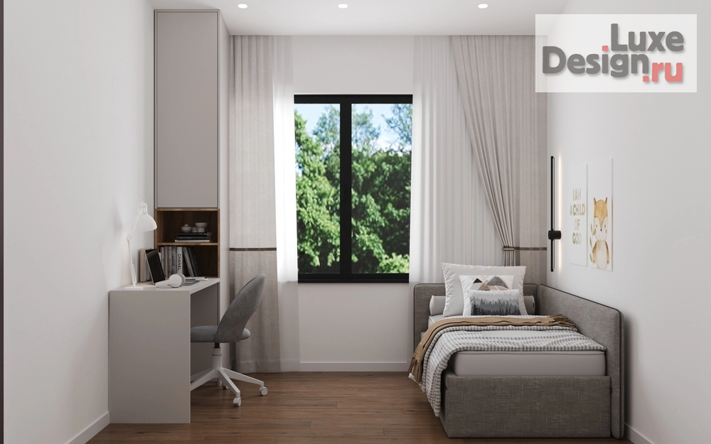 Дизайн интерьера загородного дома "Дом в скандинавском стиле" (фото 5)