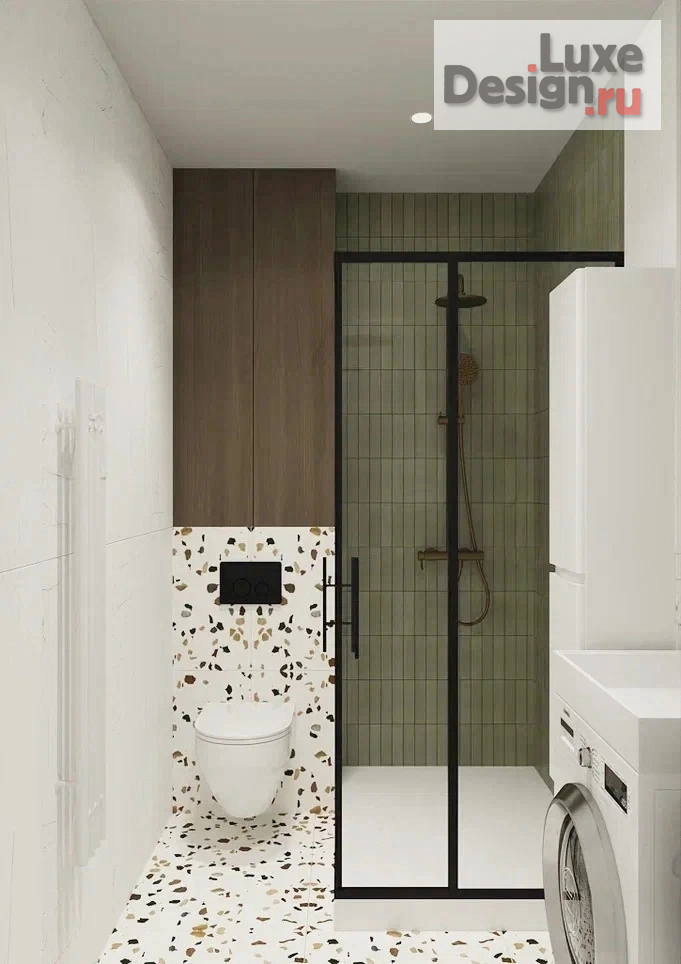 Дизайн интерьера однокомнатной квартиры "Студия в ЖК «Repin Towers»" (фото 3)