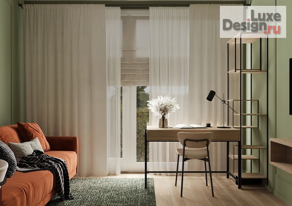 Дизайн интерьера однокомнатной квартиры "Студия в ЖК «Repin Towers»" (фото 7)