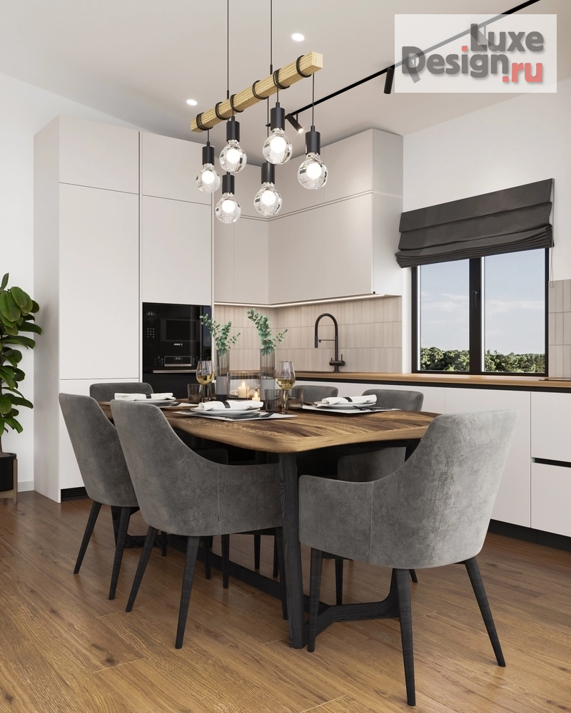 Дизайн интерьера загородного дома "Дом в скандинавском стиле" (фото 17)