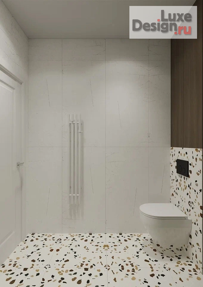 Дизайн интерьера однокомнатной квартиры "Студия в ЖК «Repin Towers»" (фото 1)