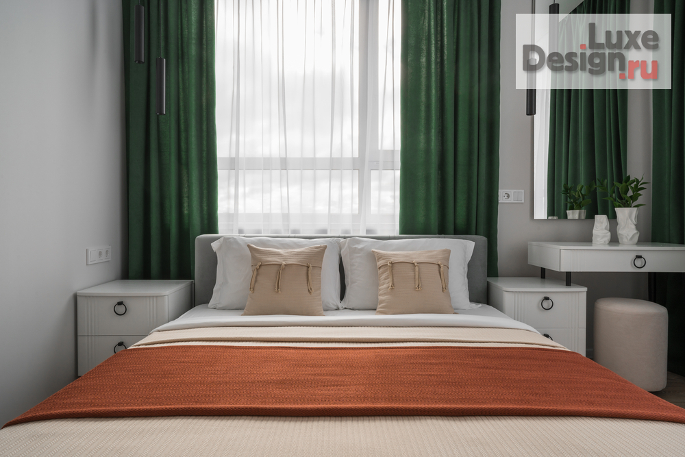 Дизайн интерьера двухкомнатной квартиры "Душевный интерьер для сдачи в аренду. ЖК Отрадный в Екатеринбурге" (фото 1)