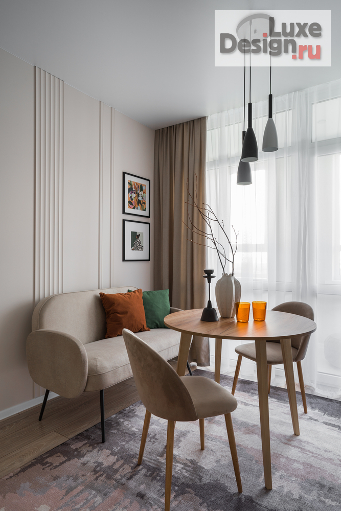 Дизайн интерьера двухкомнатной квартиры "Душевный интерьер для сдачи в аренду. ЖК Отрадный в Екатеринбурге" (фото 8)