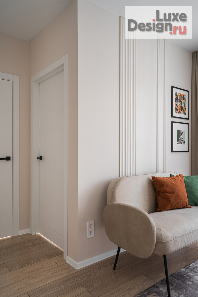 Дизайн интерьера двухкомнатной квартиры "Душевный интерьер для сдачи в аренду. ЖК Отрадный в Екатеринбурге" (фото 9)