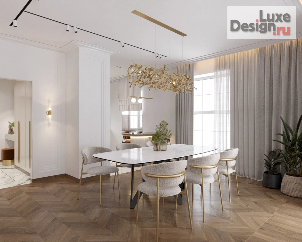 Дизайн интерьера коттеджа "п. Артемовский" (фото 16)