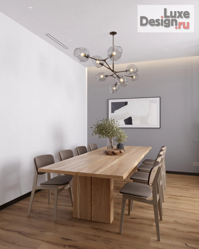 Дизайн интерьера четырехкомнатной квартиры "ЖК Ривьера" (фото 2)