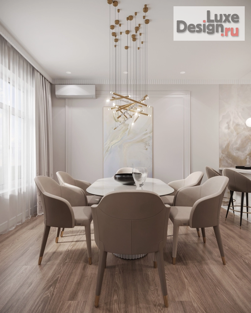 Дизайн интерьера четырехкомнатной квартиры "ЖК Clever park" (фото 9)