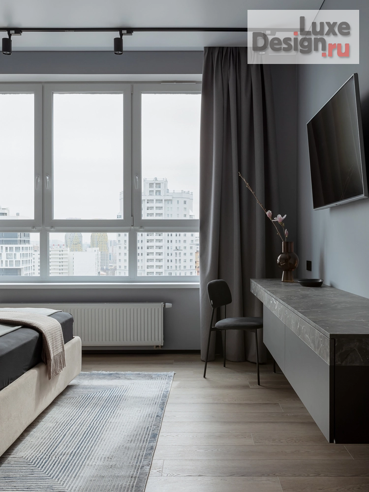 Дизайн интерьера трехкомнатной квартиры "Удобная квартира для семьи с 2-мя детьми " (фото 1)