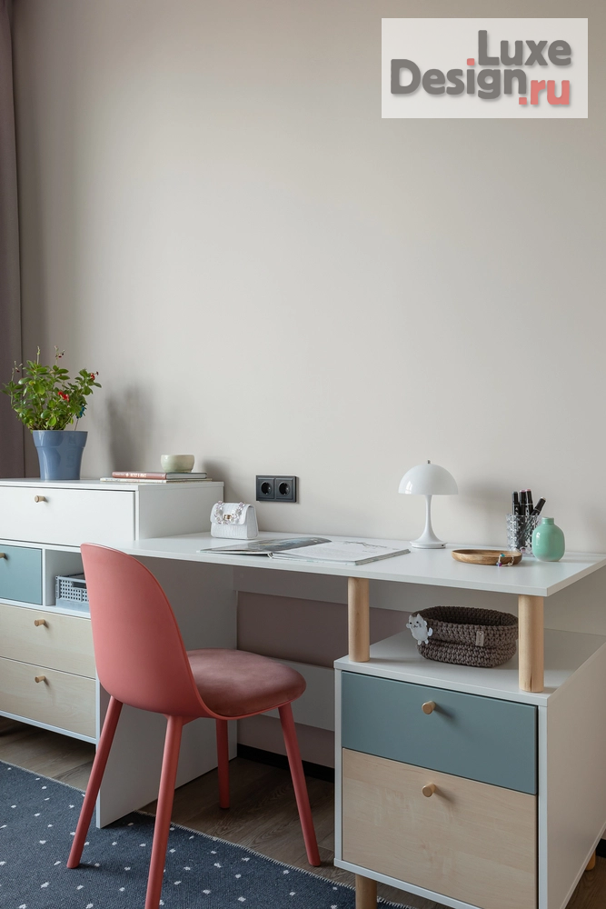 Дизайн интерьера трехкомнатной квартиры "Удобная квартира для семьи с 2-мя детьми " (фото 6)