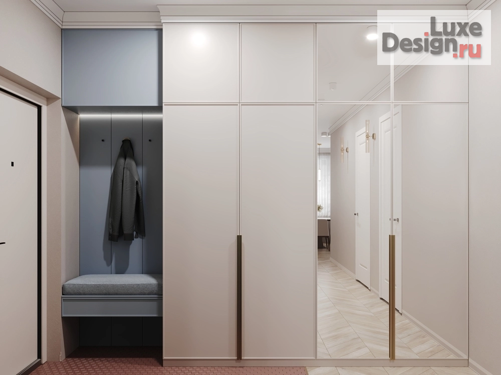 Дизайн интерьера двухкомнатной квартиры "Квартира с классическим настроением для семейной пары" (фото 10)