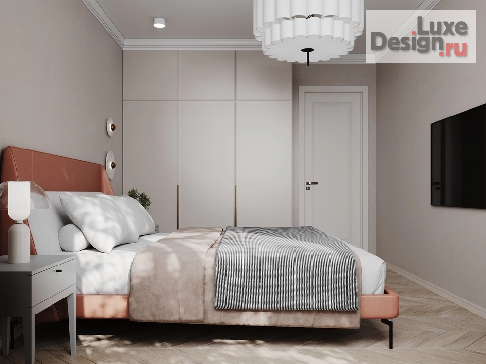 Дизайн интерьера двухкомнатной квартиры "Квартира с классическим настроением для семейной пары" (фото 1)