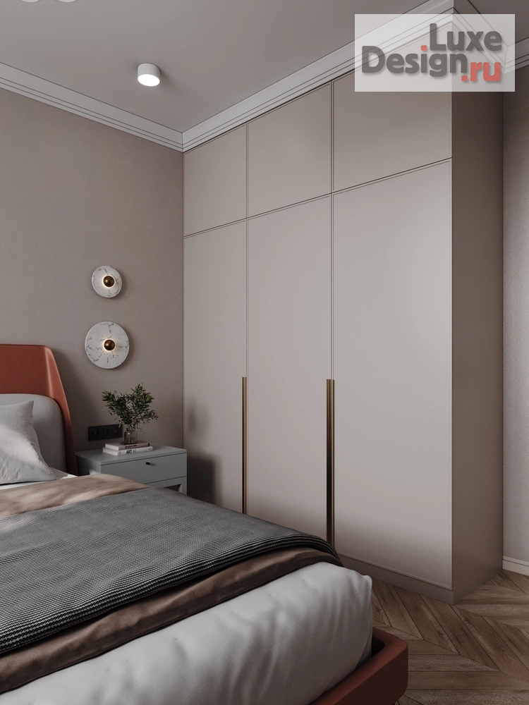 Дизайн интерьера двухкомнатной квартиры "Квартира с классическим настроением для семейной пары" (фото 2)