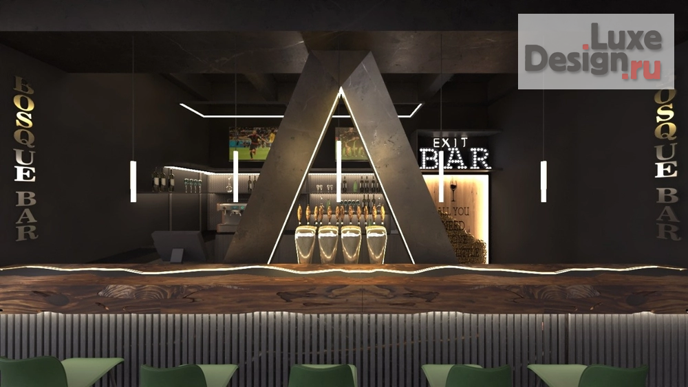 Дизайн интерьера ресторана "Дизайн-проект Бара-ресторана" (фото 3)
