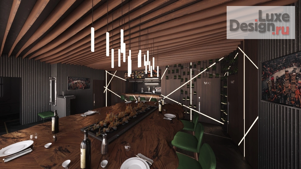 Дизайн интерьера ресторана "Дизайн-проект Бара-ресторана" (фото 5)
