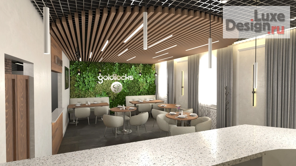 Дизайн интерьера кафе "Дизайн интерьера кофейни" (фото 3)
