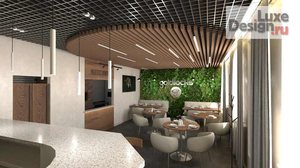Дизайн интерьера кафе "Дизайн интерьера кофейни" (фото 5)