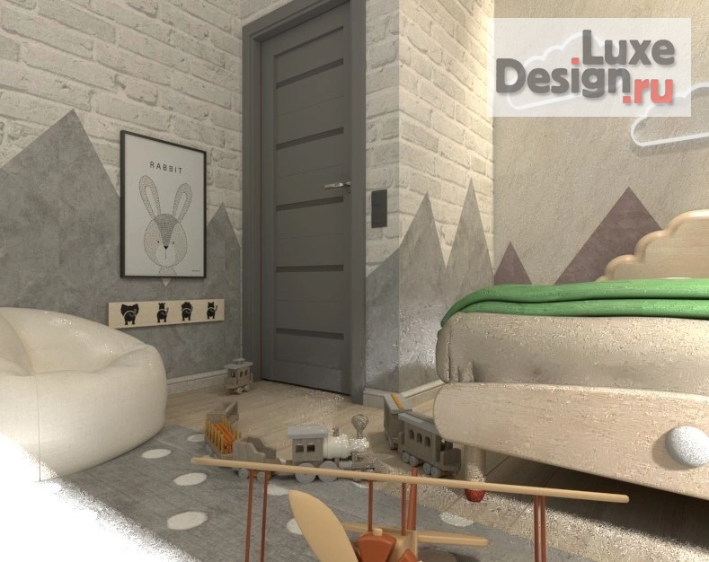 Дизайн интерьера квартиры "Дизайн-проект интерьера квартиры в стиле Лофт" (фото 14)