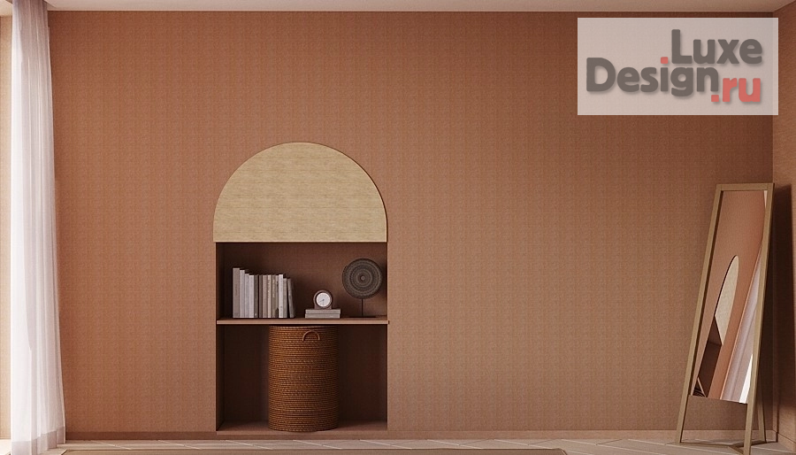 Дизайн интерьера комнаты "Теплый минимализм" (фото 3)