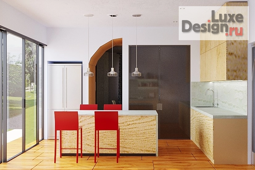 Дизайн интерьера частного дома "Кухня для любителей готовить в Австралии" (фото 2)