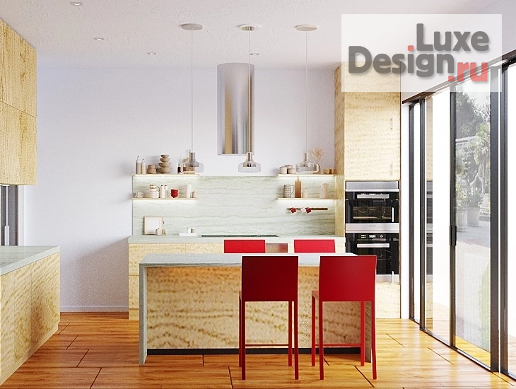 Дизайн интерьера частного дома "Кухня для любителей готовить в Австралии" (фото 3)