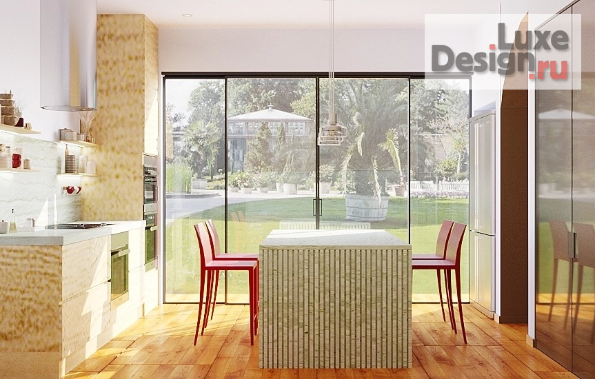 Дизайн интерьера частного дома "Кухня для любителей готовить в Австралии" (фото 4)