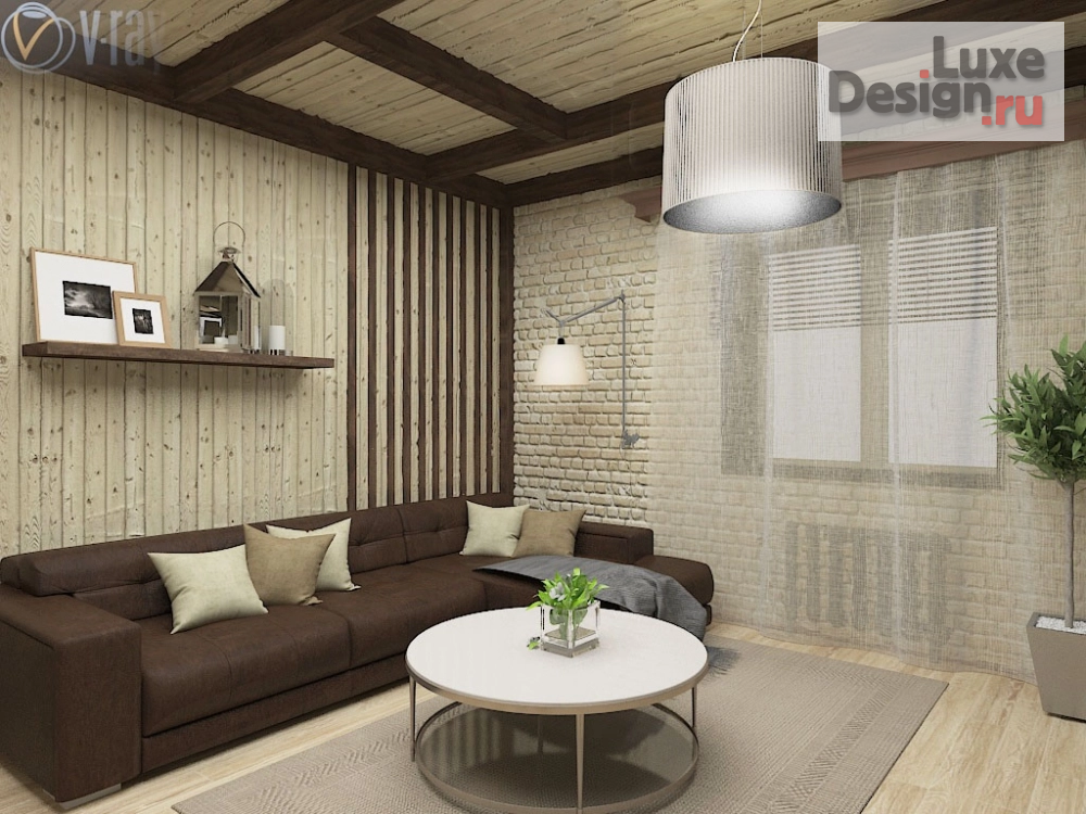 Дизайн интерьера гостиной "Комната отдыха" (фото 2)