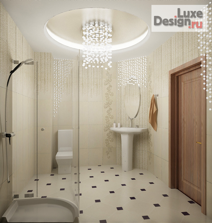 Дизайн интерьера трехкомнатной квартиры "Квартира в неоклассическом стиле с элементами ар-деко" (фото 7)