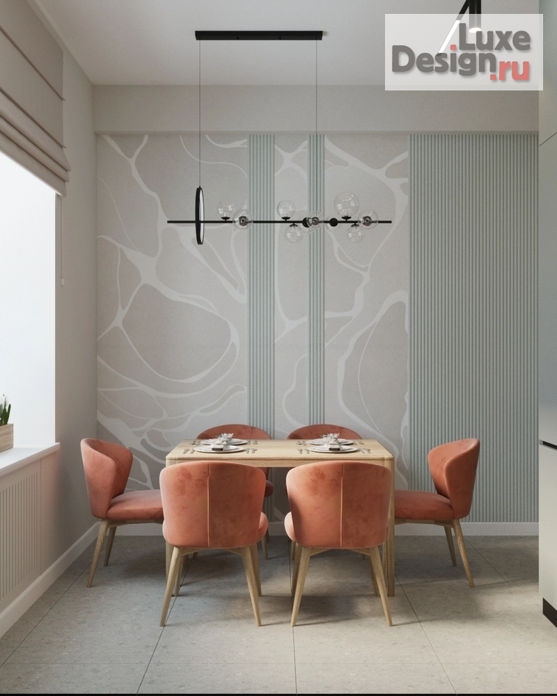 Дизайн интерьера трехкомнатной квартиры "Проект 3х-комнатной квартиры Сталинки в Москве" (фото 2)