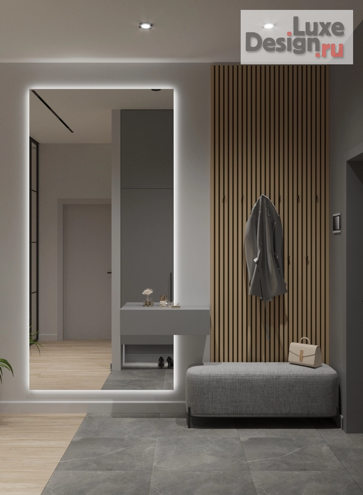 Дизайн интерьера трехкомнатной квартиры "Проект 3х-комнатной квартиры ЖК Ботаника Грин хаус" (фото 10)