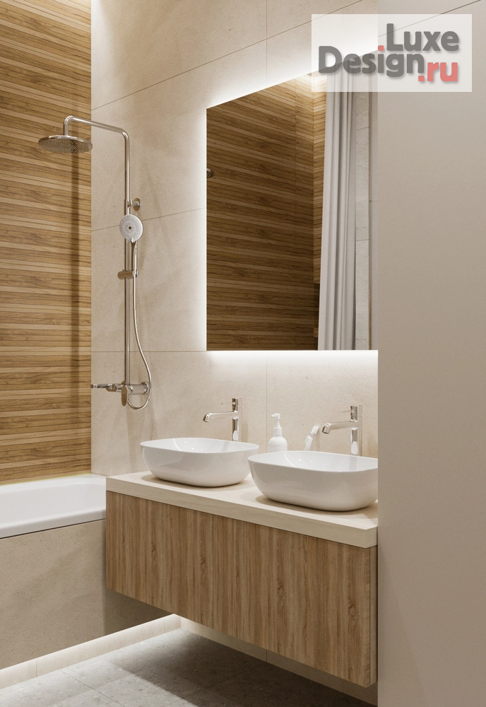 Дизайн интерьера трехкомнатной квартиры "Проект 3х-комнатной квартиры Сталинки в Москве" (фото 15)