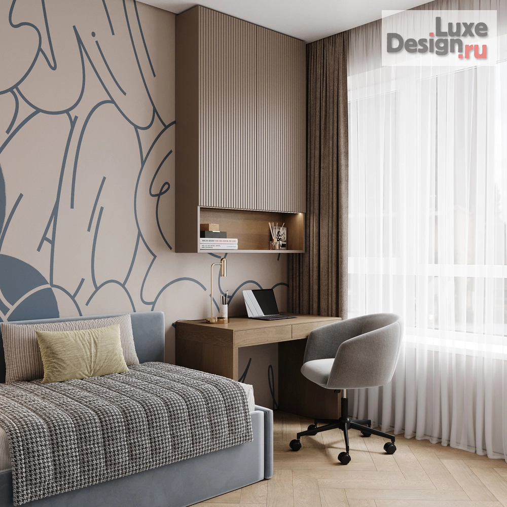 Дизайн интерьера трехкомнатной квартиры "Трехкомнатная квартира ЖК Clever Park" (фото 11)