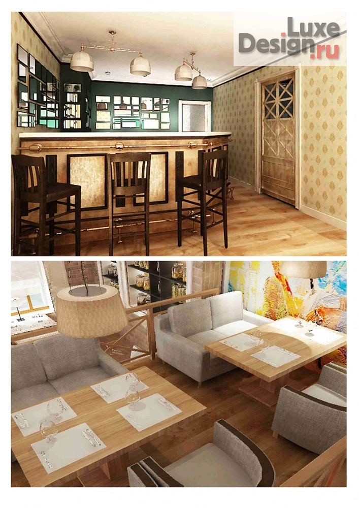 Дизайн интерьера ресторана "Ресторан "Мама Чоли"" (фото 2)