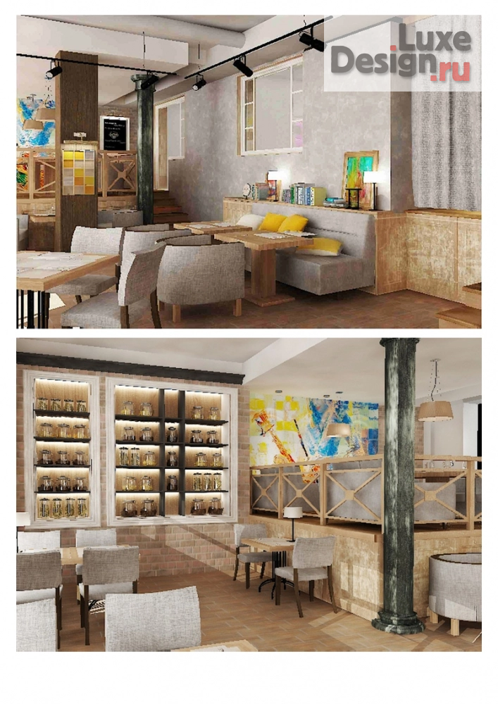 Дизайн интерьера ресторана "Ресторан "Мама Чоли"" (фото 3)