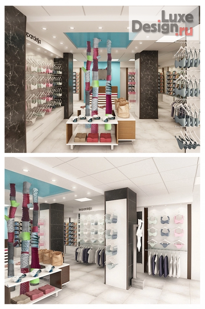 Дизайн интерьера бутика "Салон белья" (фото 2)