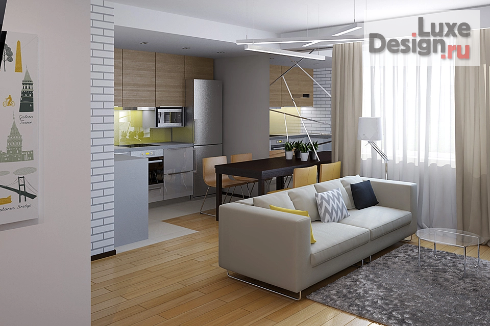 Дизайн интерьера квартиры "Квартира на Белинского" (фото 1)