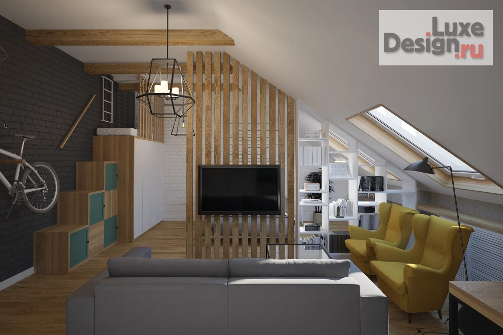 Дизайн интерьера квартиры "Квартира в стиле "Лофт"" (фото 2)