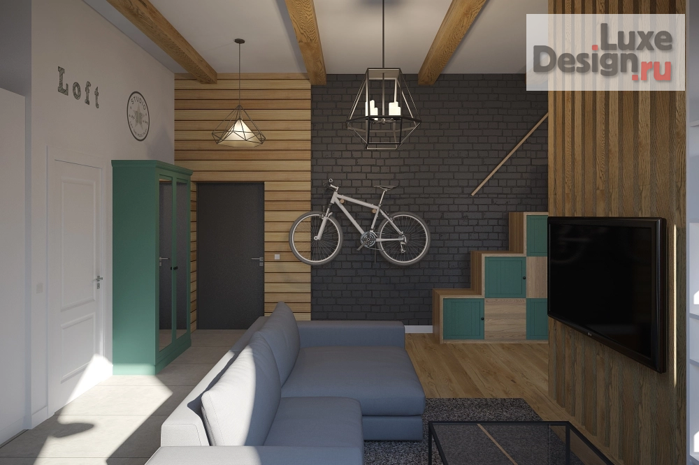Дизайн интерьера квартиры "Квартира в стиле "Лофт"" (фото 3)