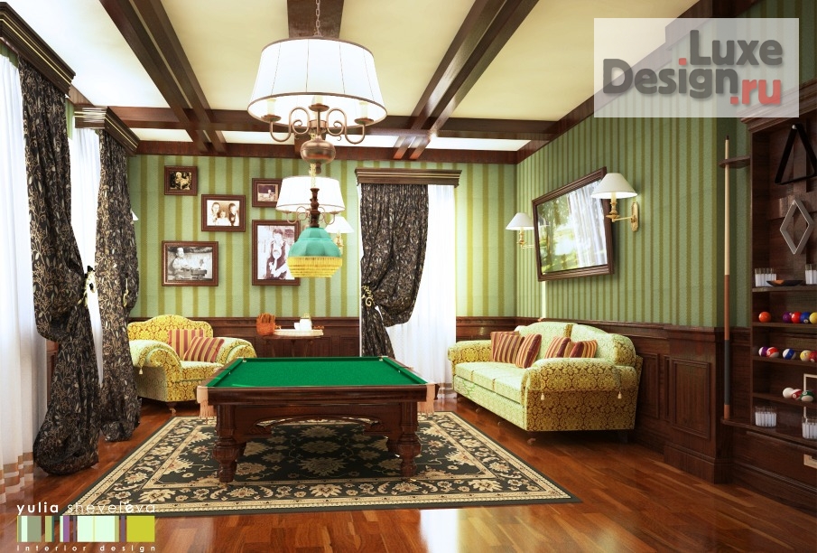 Дизайн интерьера загородного дома "Дизайн загородного дома "Русская усадьба"" (фото 10)
