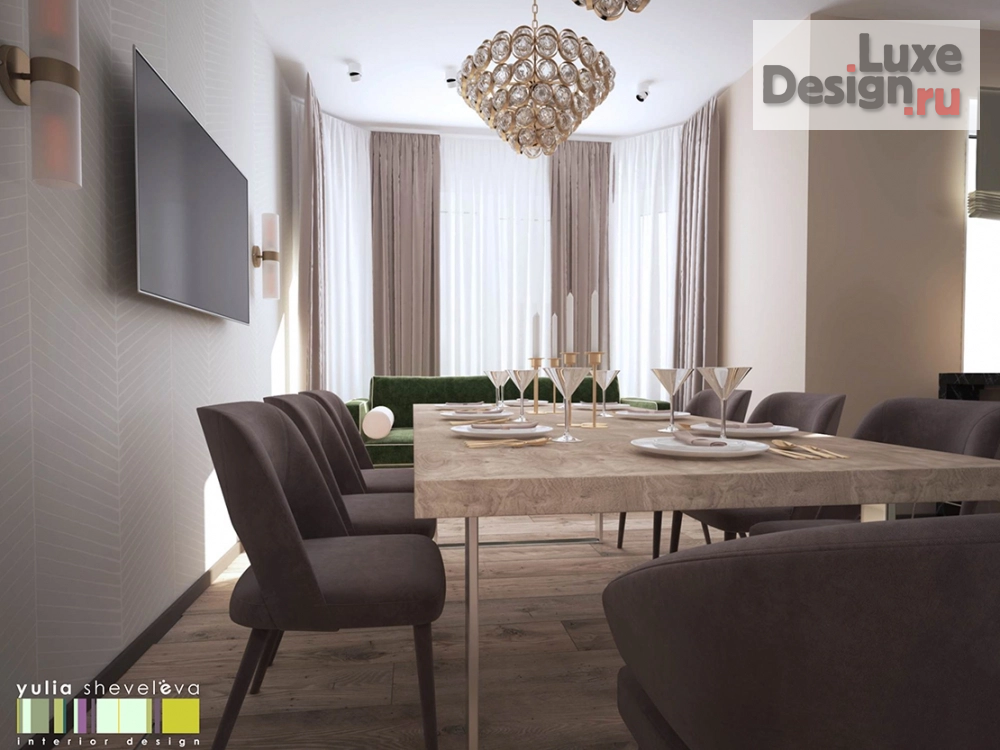 Дизайн интерьера загородного дома "Тишина природы" (фото 12)