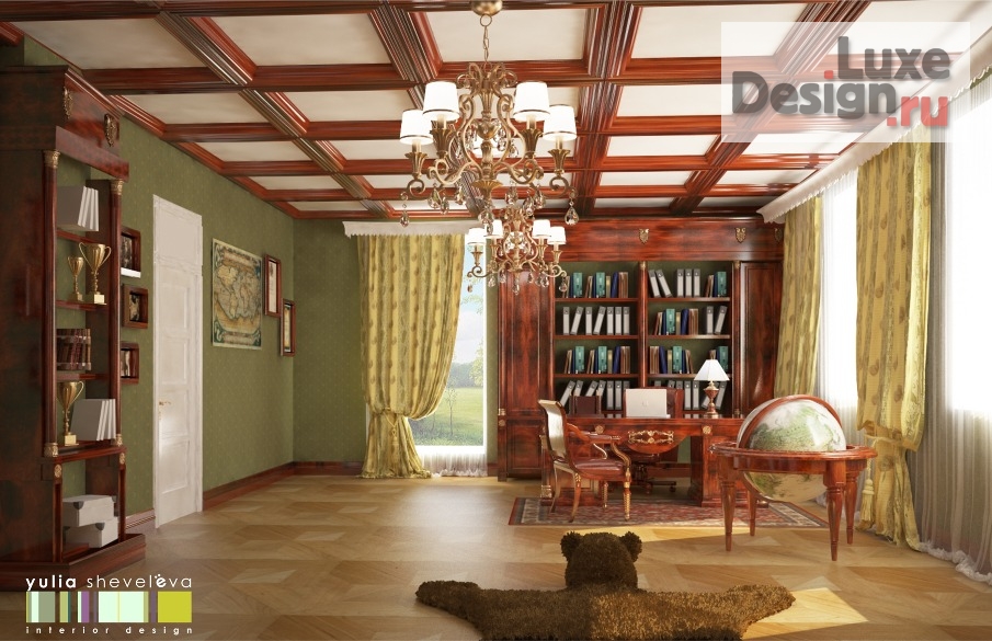 Дизайн интерьера загородного дома "Дизайн загородного дома "Русская усадьба"" (фото 14)