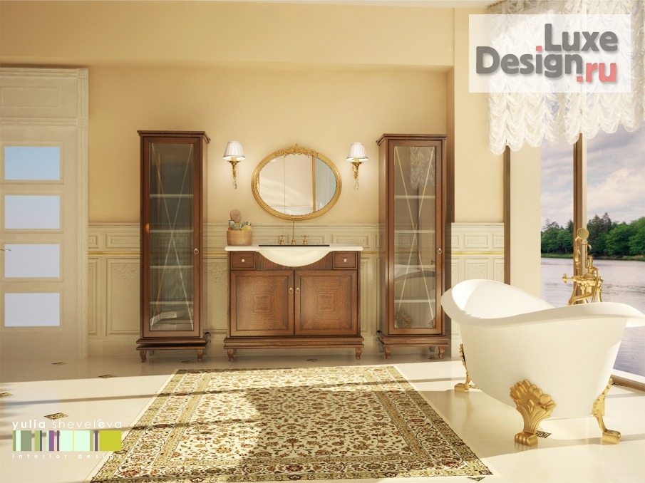 Дизайн интерьера загородного дома "Дизайн загородного дома "Русская усадьба"" (фото 15)